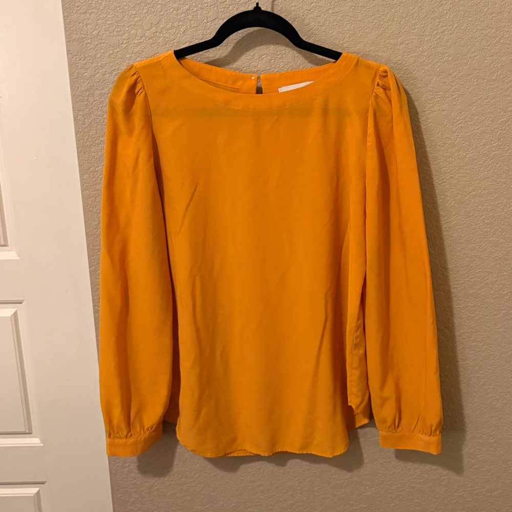 LOFT Golden Yellow Blouse